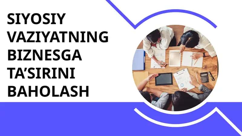 SIYOSIY VAZIYATNING BIZNESGA TA’SIRINI BAHOLASH