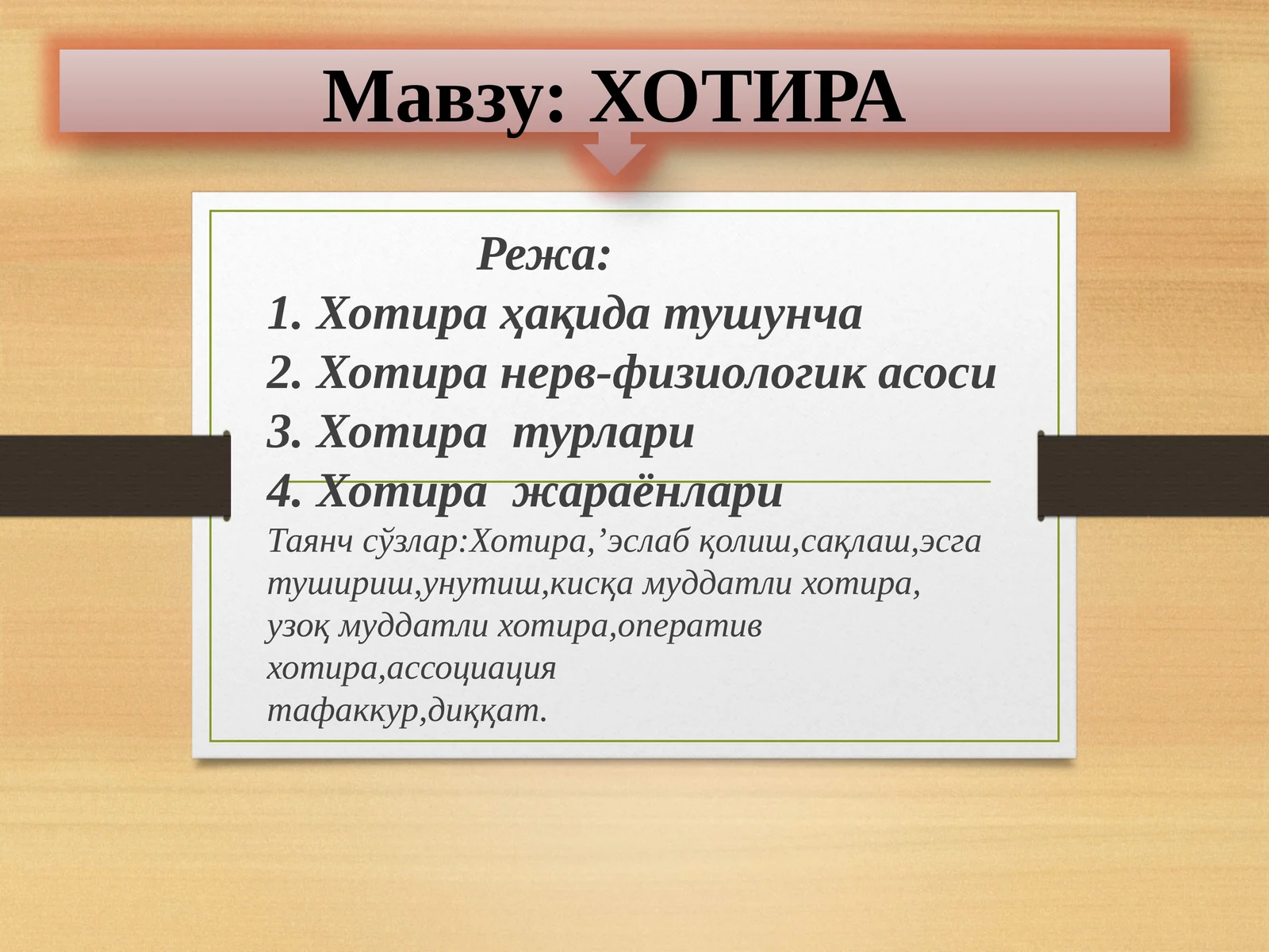 ХОТИРА