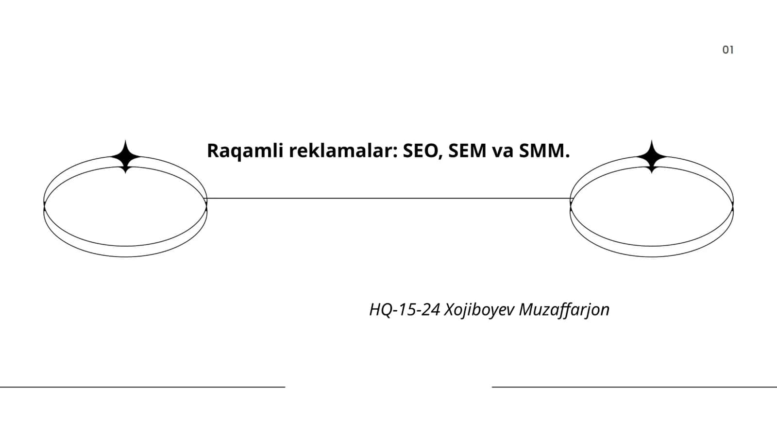 Raqamli reklamalar: SEO asoslari