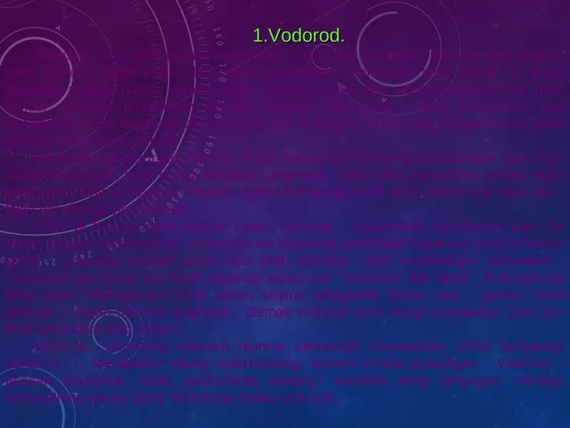 Vodorod