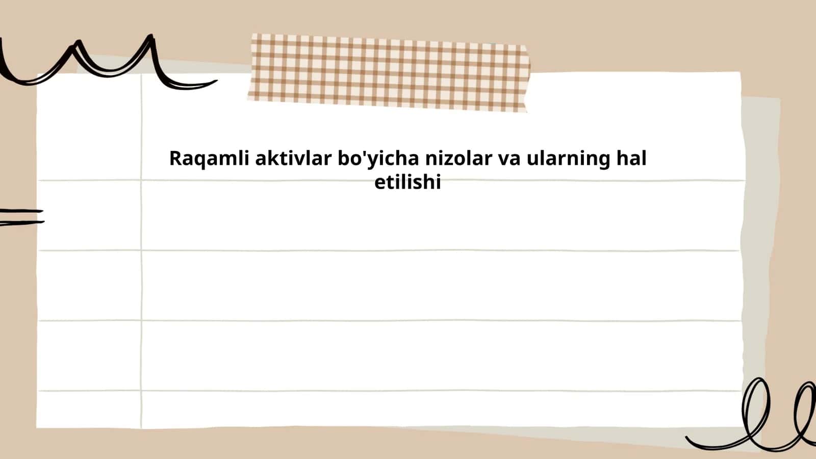 Raqamli aktivlar bo'yicha nizolar va ularning hal etilishi