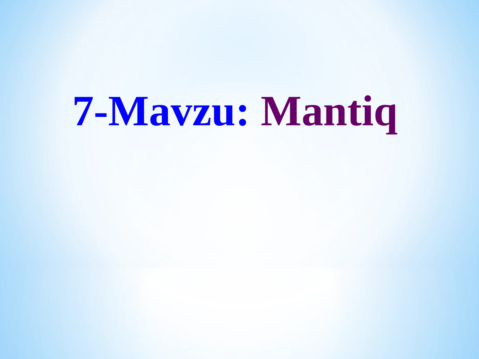Mantiq