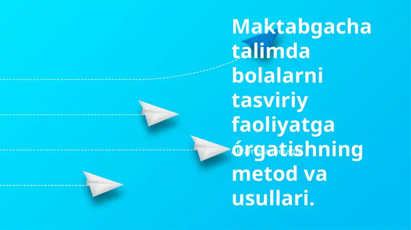 Bolalar tasviriy san'ati uchun turli xil texnikalar