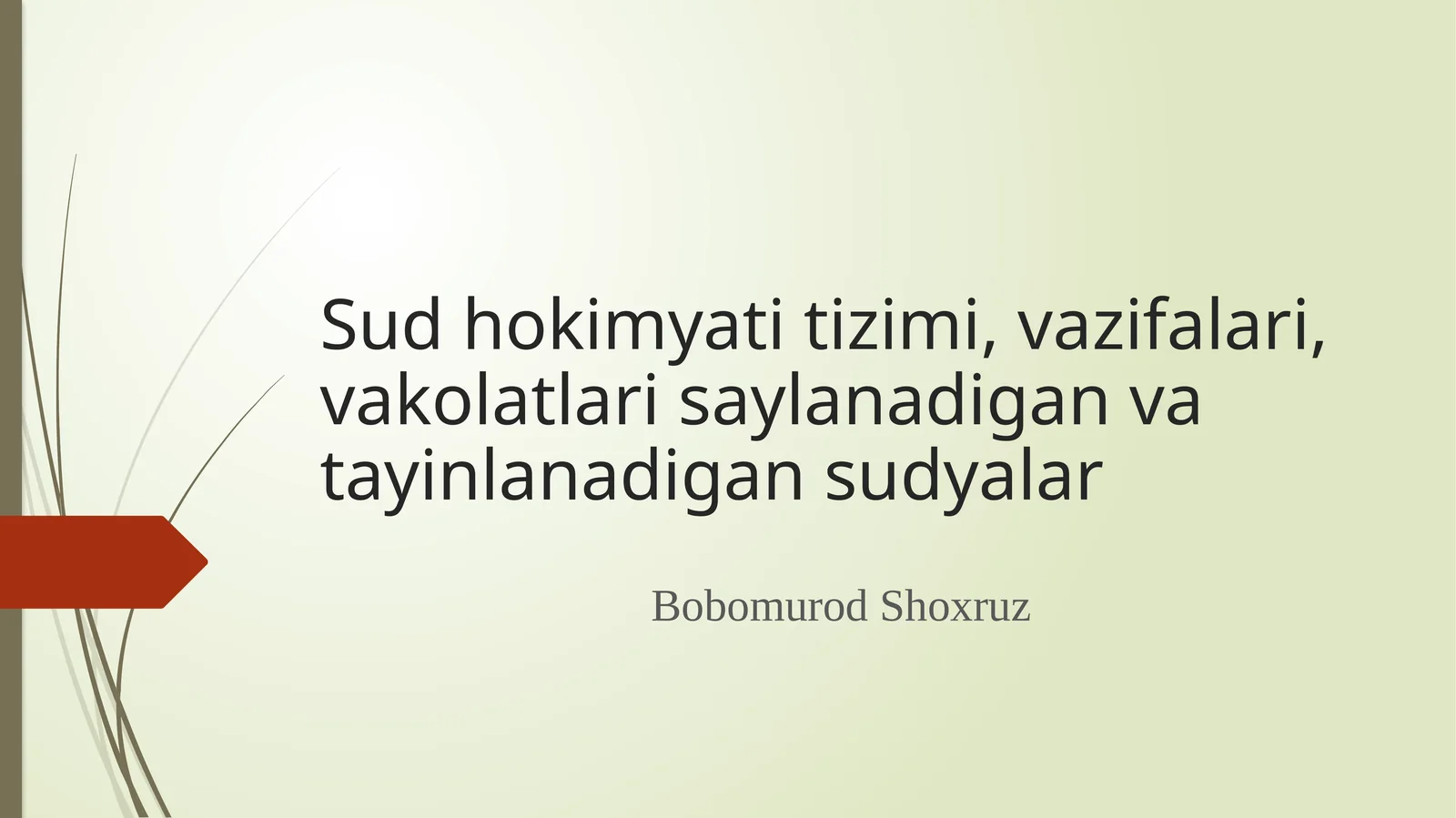 Sud Hokimyati Tizimi
