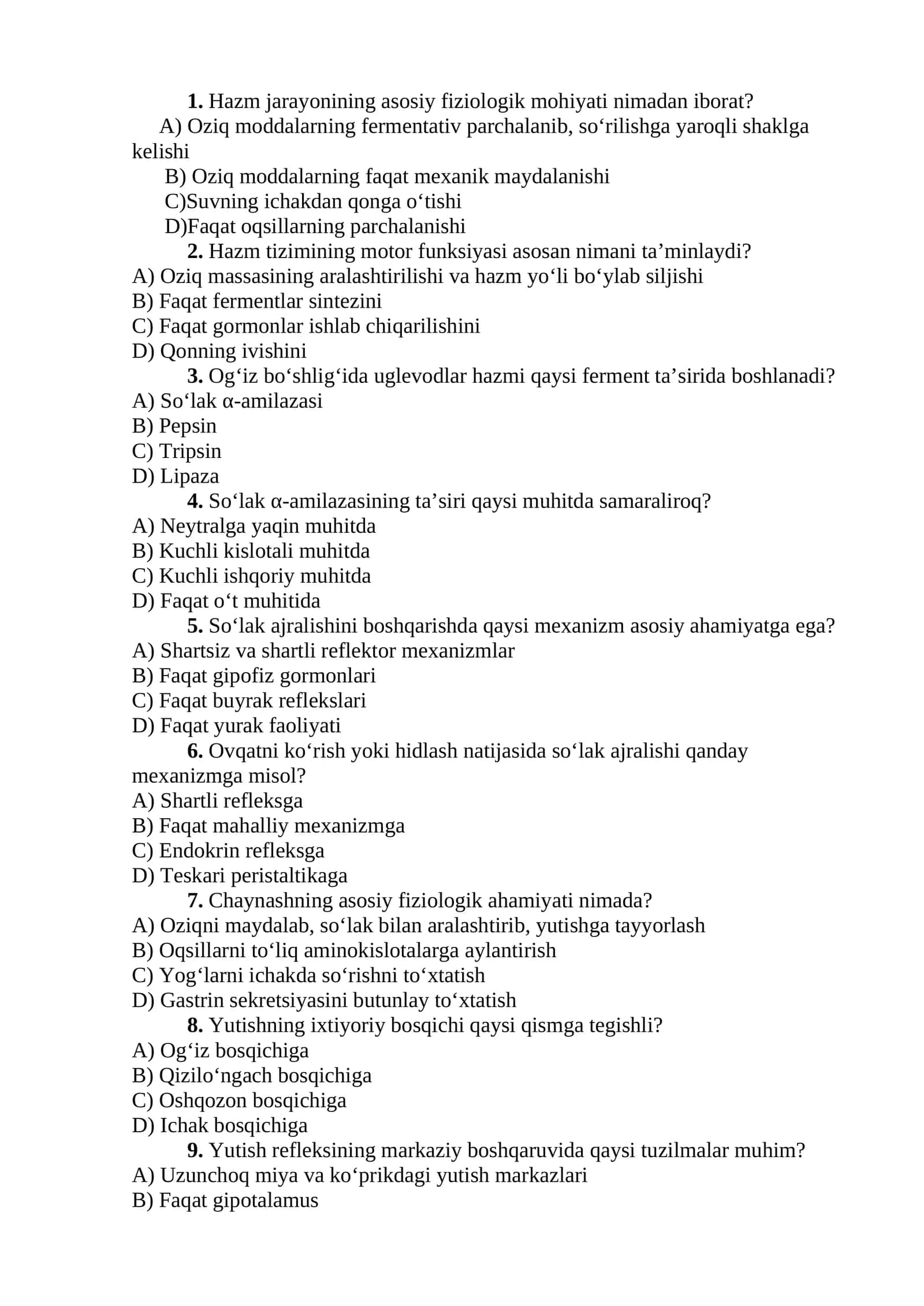 Hazm Tizimi