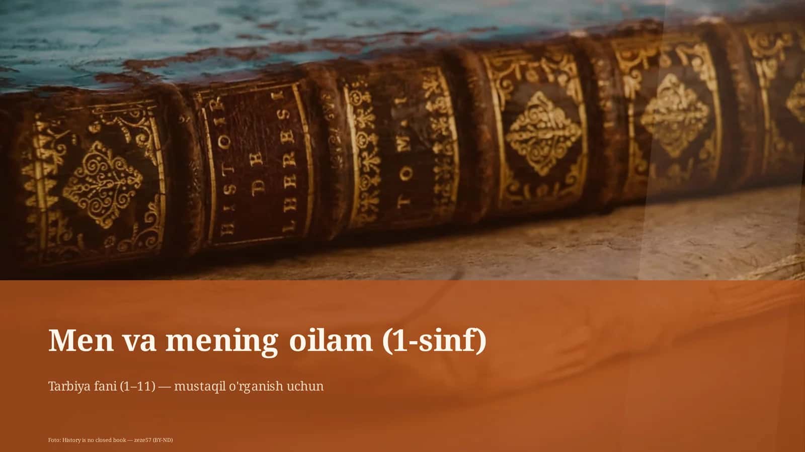 Men va mening oilam (1-sinf)