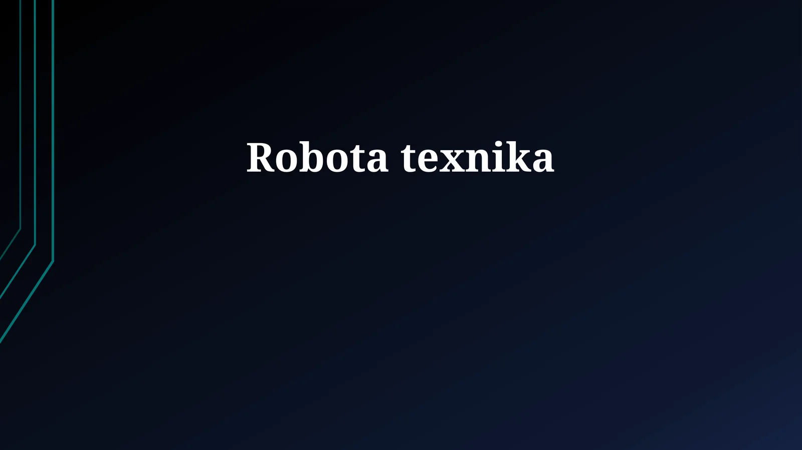 Robota texnika