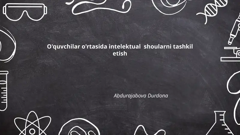 Intellektual shou mavzulari