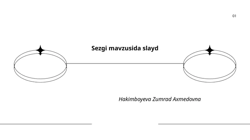 Sezgi mavzusida slayd