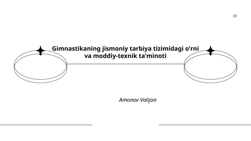 Gimnastikaning jismoniy tarbiya tizimidagi oʻrni va moddiy-texnik taʼminoti