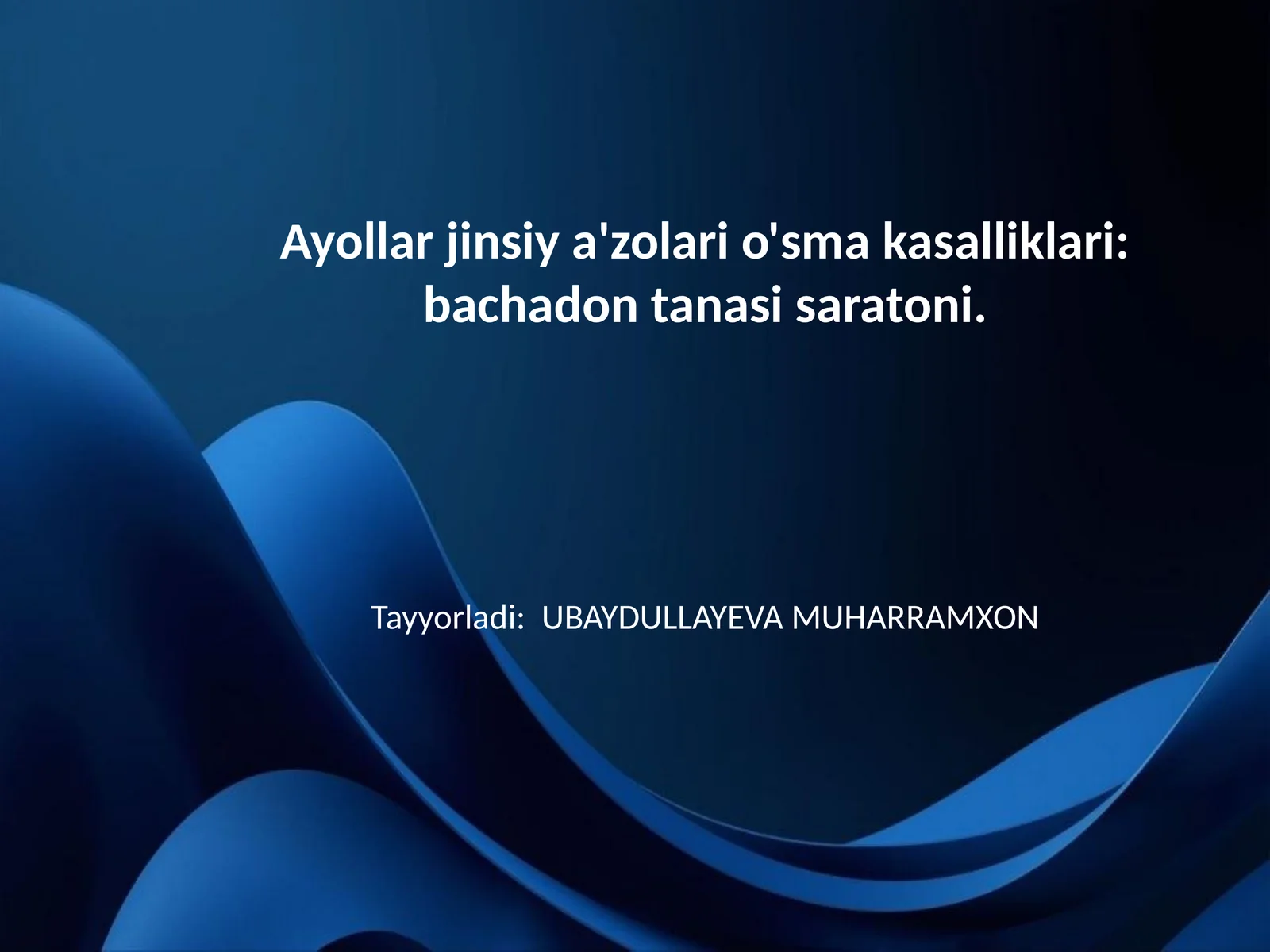 Bachadon tanasi saratoni
