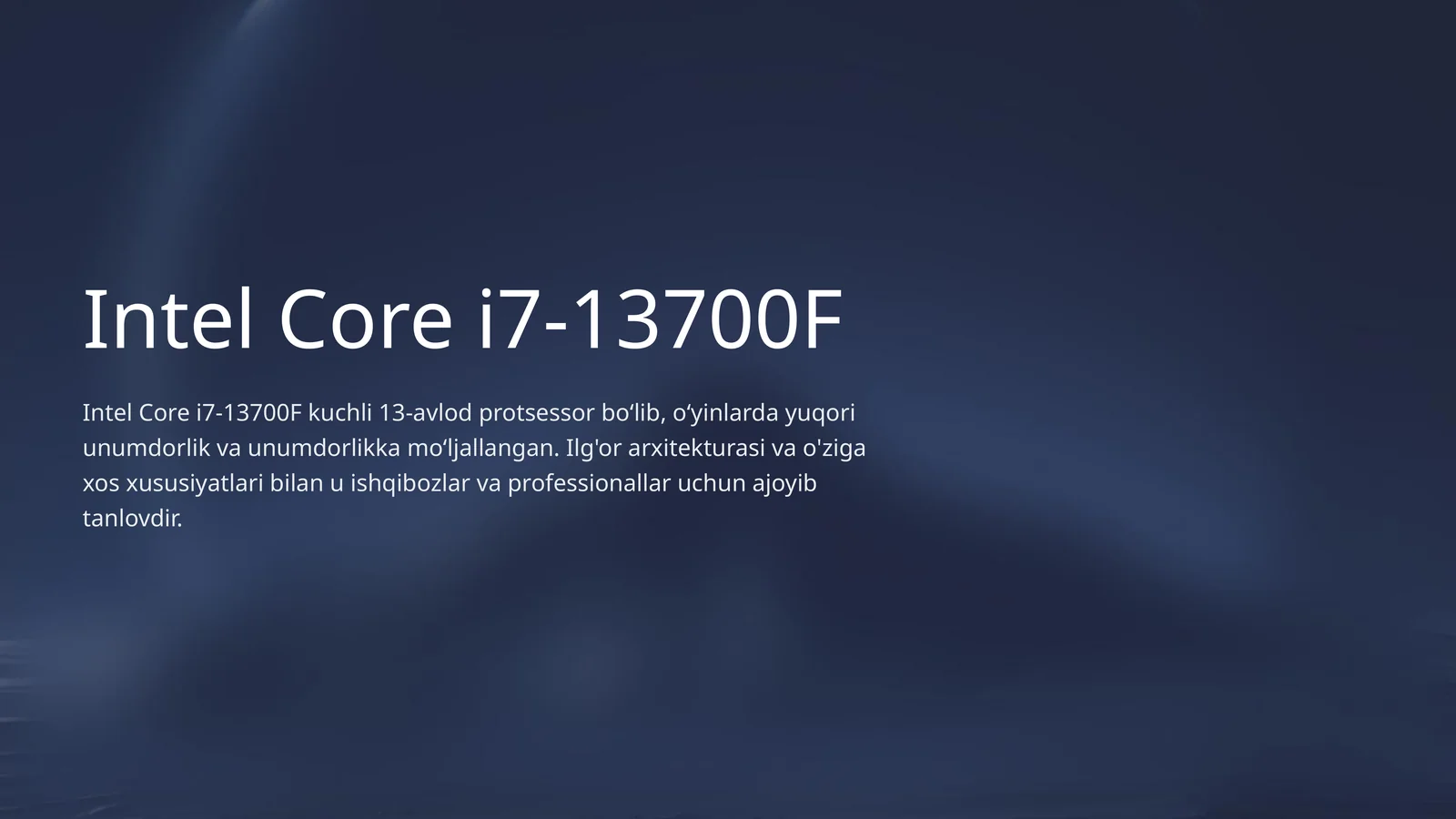 Intel Core i7-13700F