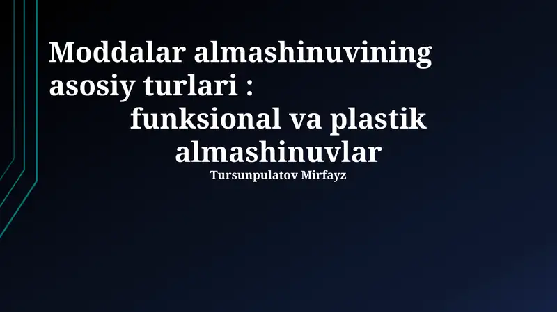 Moddalar almashinuvi