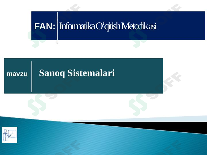Sanoq Sistemalari