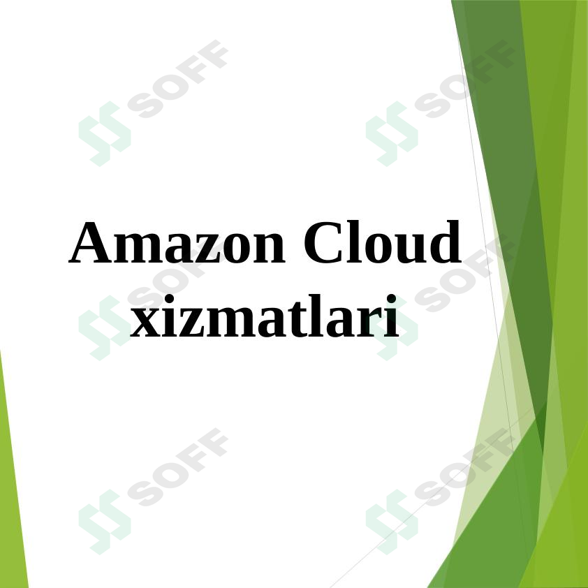 Amazon Cloud xizmatlari
