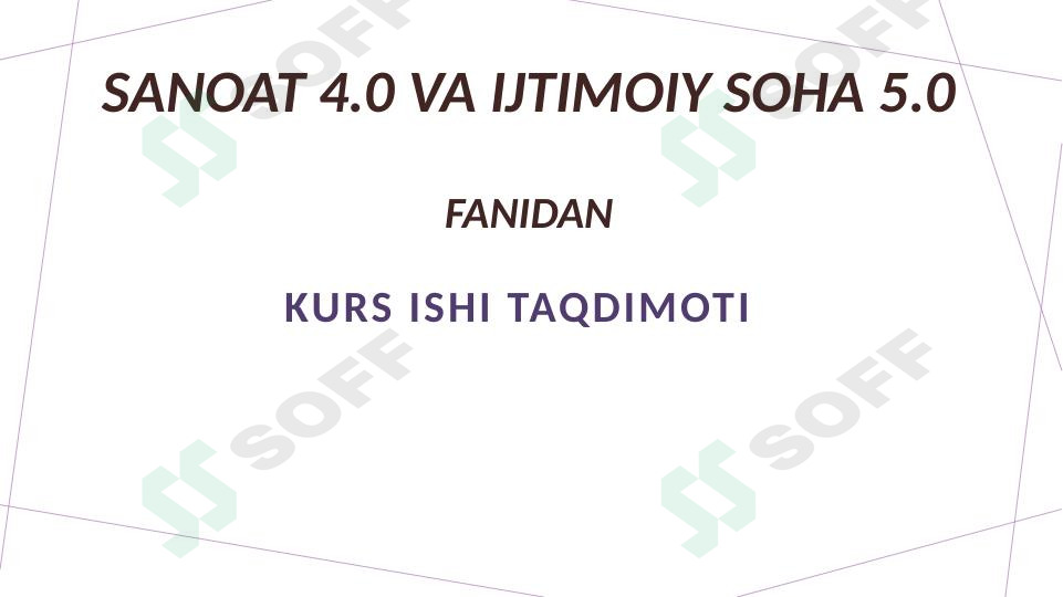 Iqtisodiyotga investitsiyalarni jalb qilishda sanoat 4.0 elementlarning ahamiyati