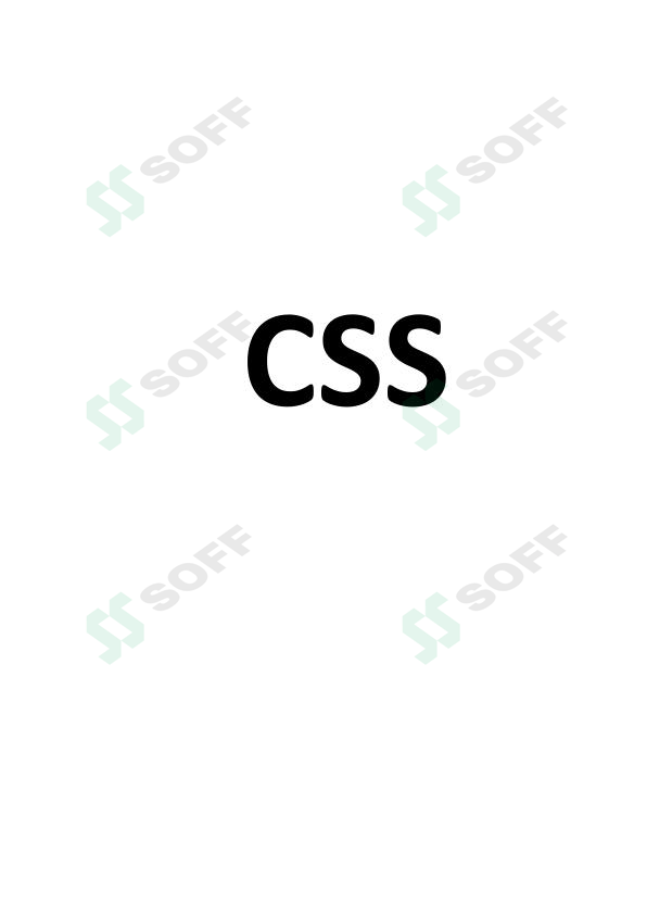CSS o'quv qo'llanma