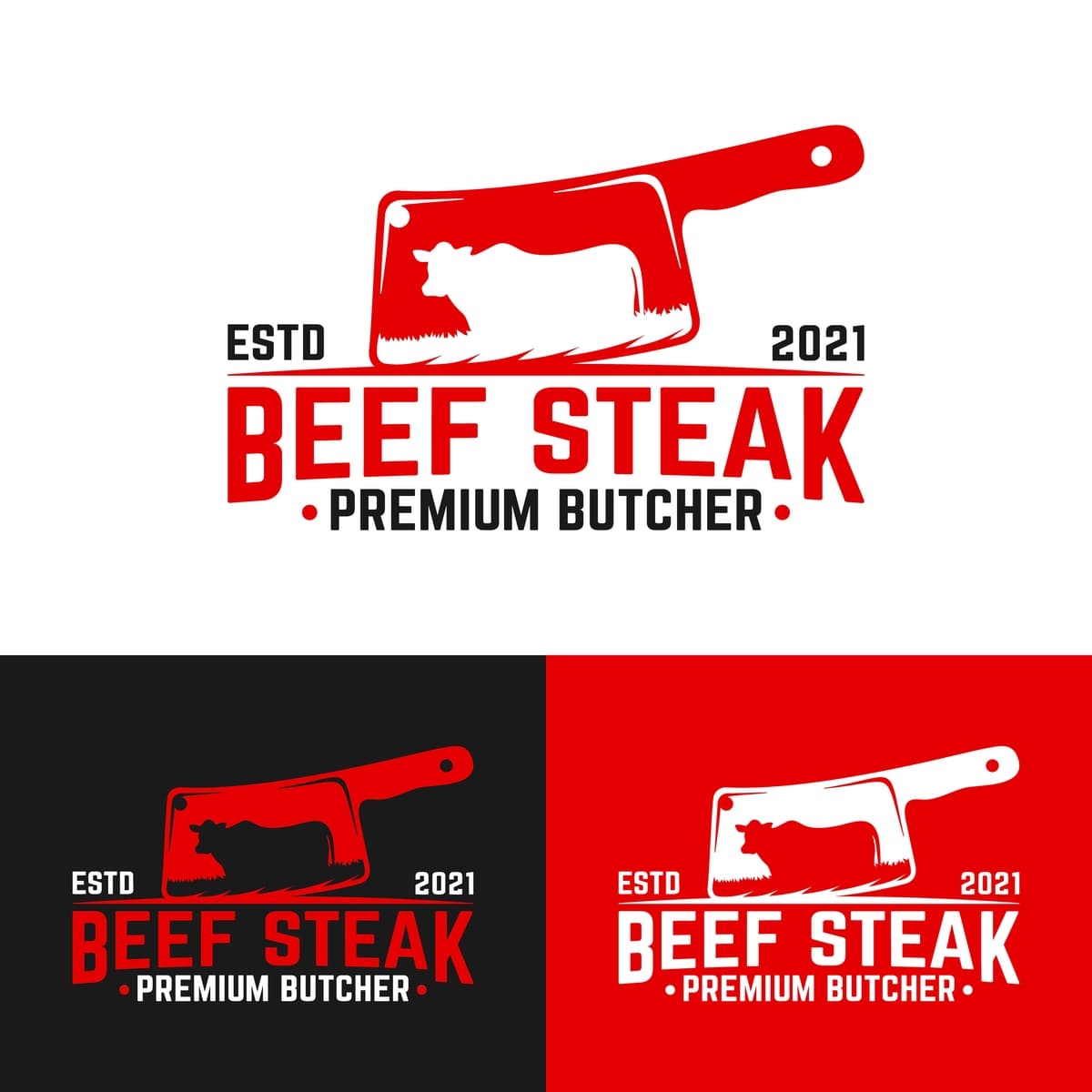 Sigir ramzi tushirilgan go'sht pichog'i, qassoblar uchun mos keladigan qassob deli mol go'shti | Meat knife with symbol cow suitable butchers butchery deli beef
