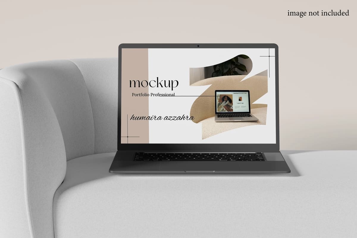 Noutbuk ekrani maketi | Laptop screen mockup