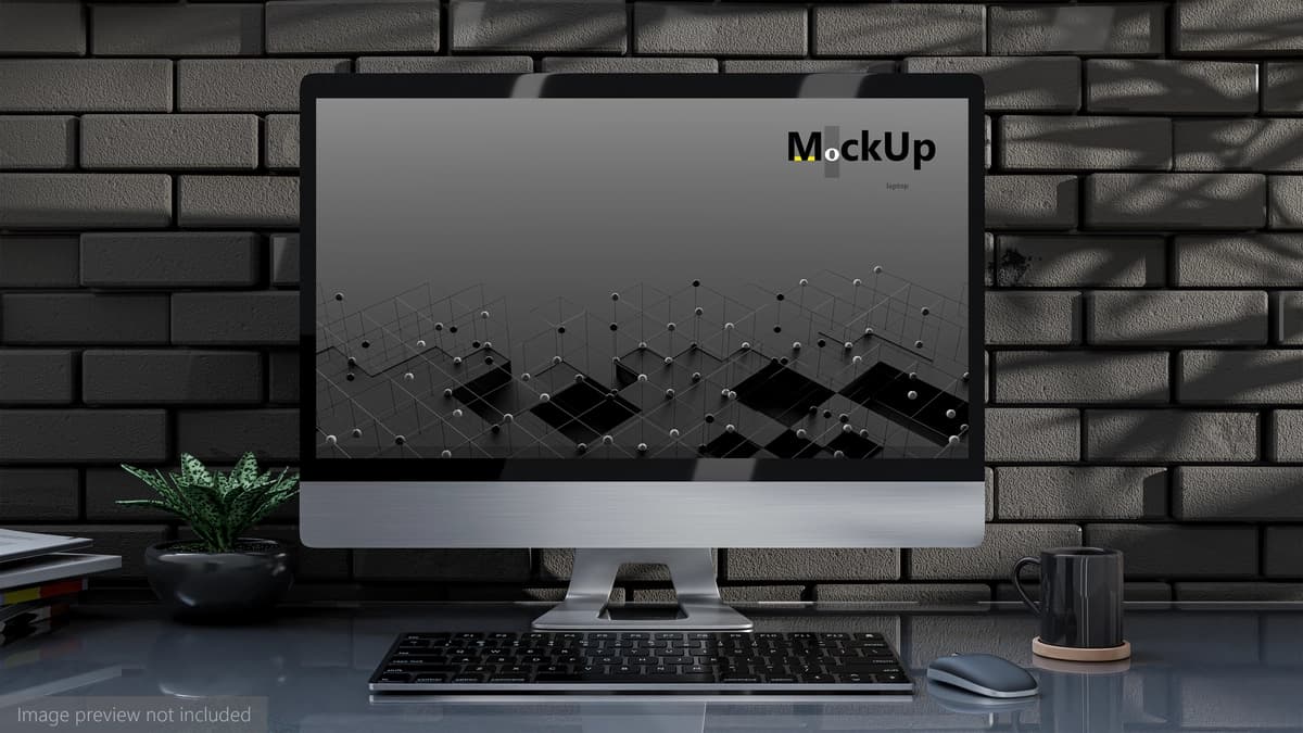 Kompyuter maketi | Computer mockup
