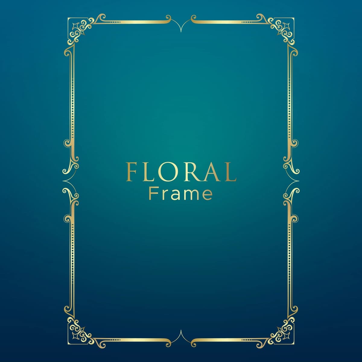 Elegand gul naqshli ramka bezaklari | Elegand floral ornament frame decoration