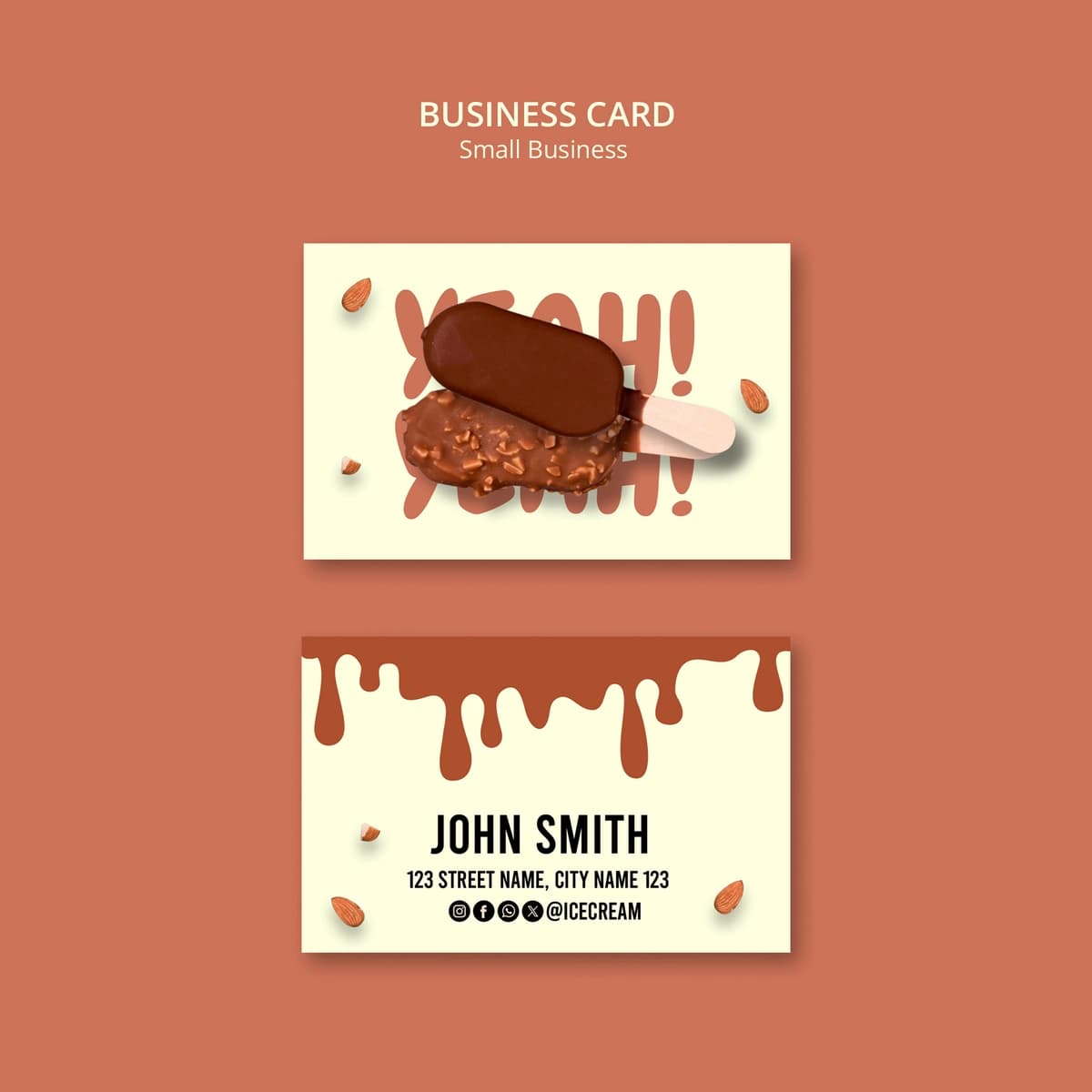 Kichik biznes uchun shablon dizayni | Small business template design