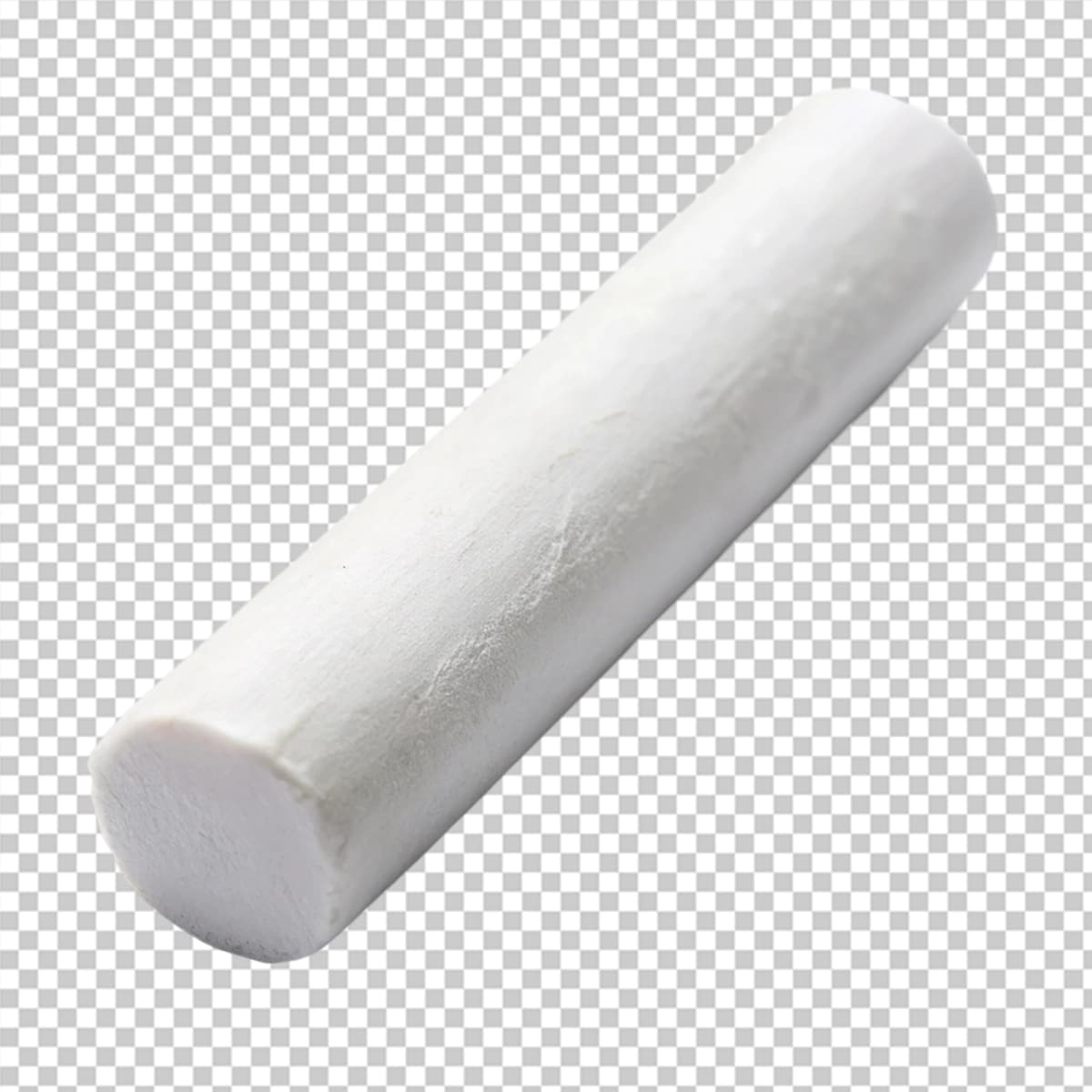Oq bo'r izolyatsiya qilingan shaffof fon | White chalk isolated transparent background