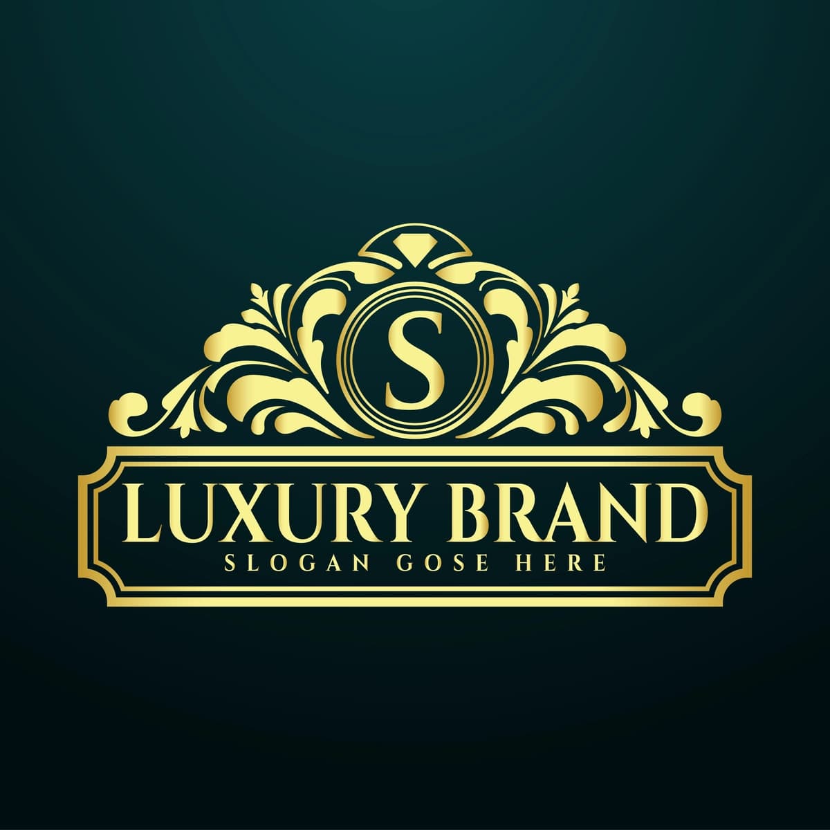 Luxury brendi dizayni hashamatli logotip dizayni kontseptsiyasi sizning qirollik brendingiz | Luxury s brand design luxury s logo design concept your royal brand
