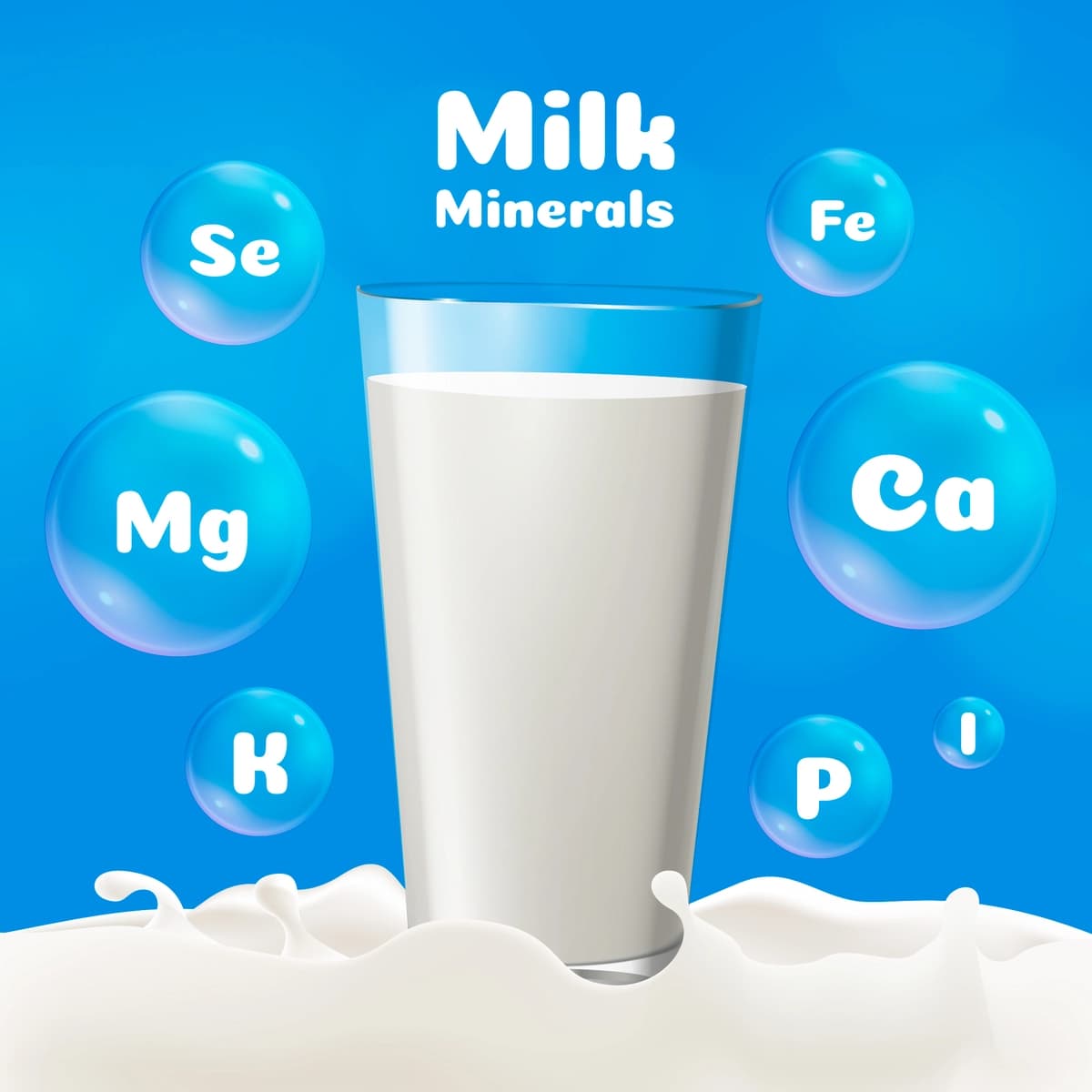 Sog'lom sut tasviri | Healthy milk illustration