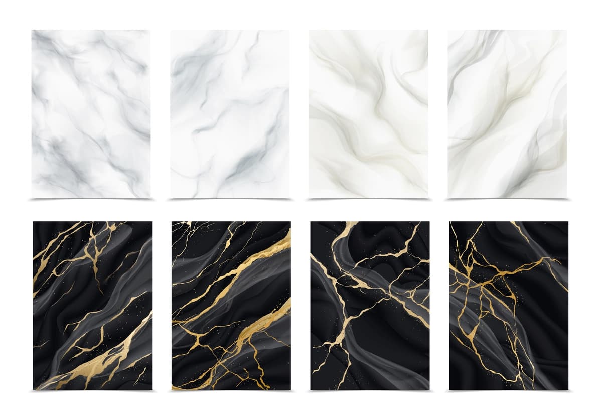 Marmar kompozitsion haqiqiy dizayn | Marble compositon realistic design