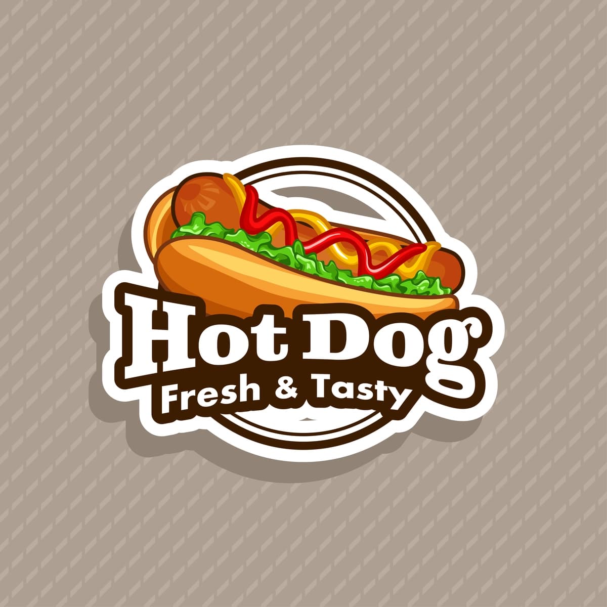 Hot-dog logotipi | Hot dog logo