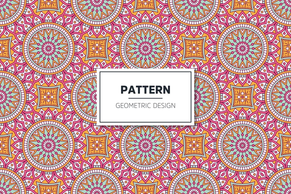 Hashamatli bezakli mandala dizayni choksiz naqsh | Luxury ornamental mandala design seamless pattern