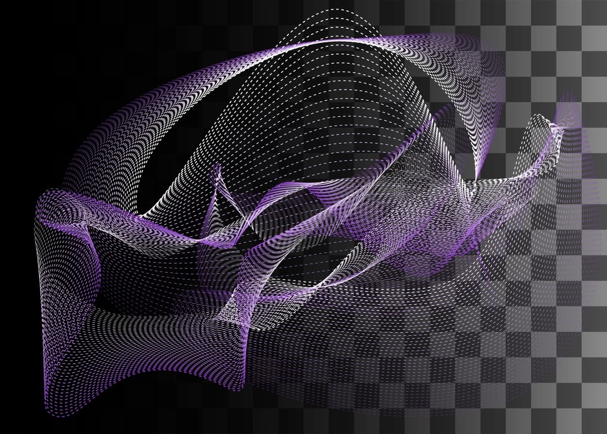 Mavhum dizayn elementi binafsha rang effekti vektor tasviri | Abstract design element purple color effect vector illustration