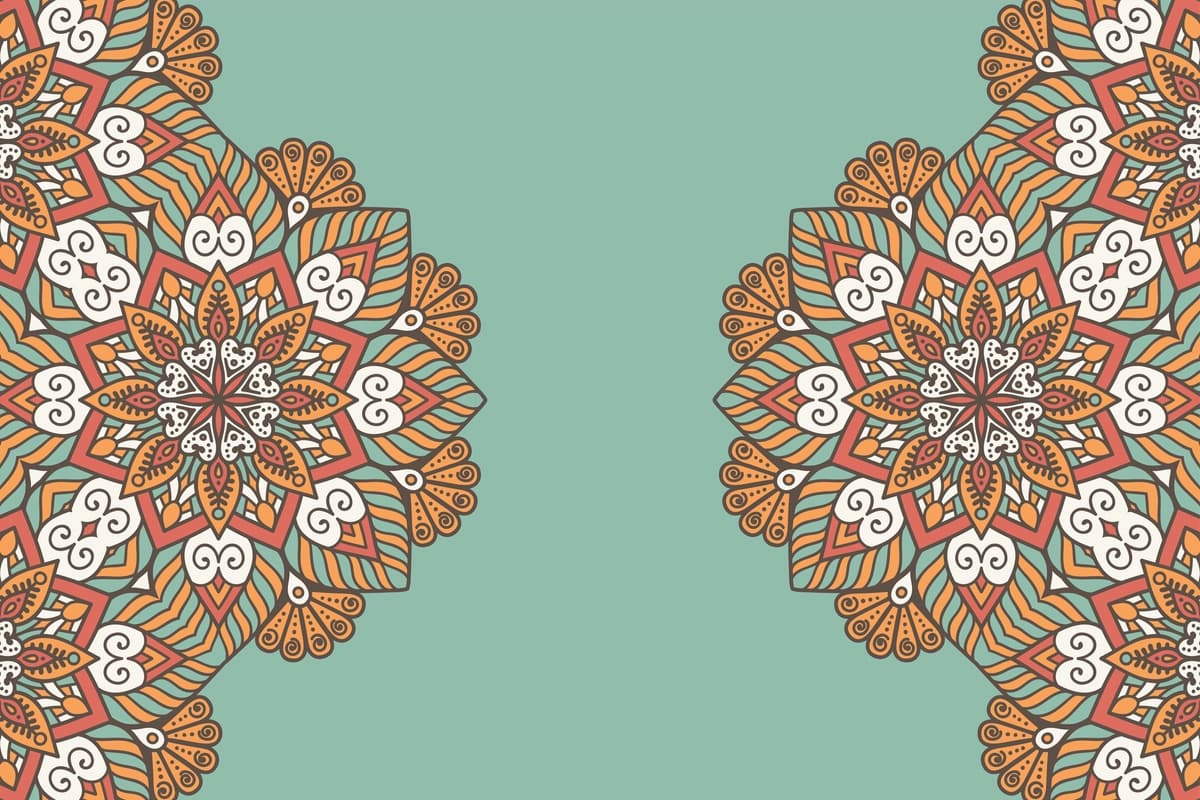 Hashamatli bezakli mandala dizayni fonida oltin rang vektori | Luxury ornamental mandala design background gold color vector