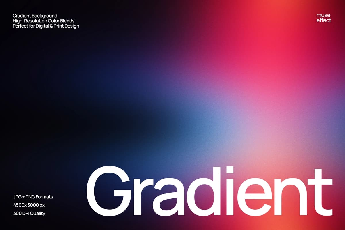 Silliq ranglar aralashgan gradient fon | Gradient background with smooth color blends