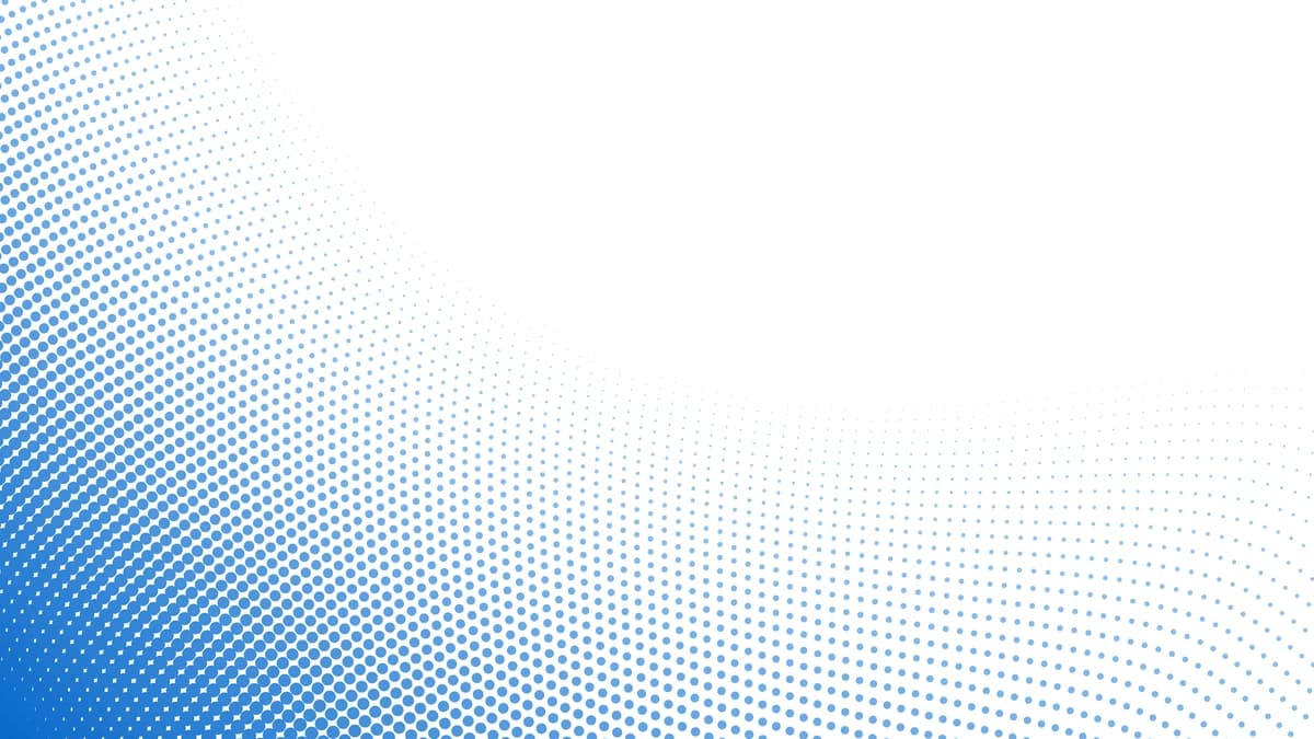 Moviy gradientli yarim rangli fon zamonaviy mavhum raqamli dizayn | Blue gradient halftone background modern abstract digital design