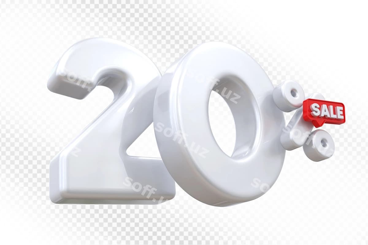 20 foiz kumrush taklifi 3D | 20 percent silver offer 3d