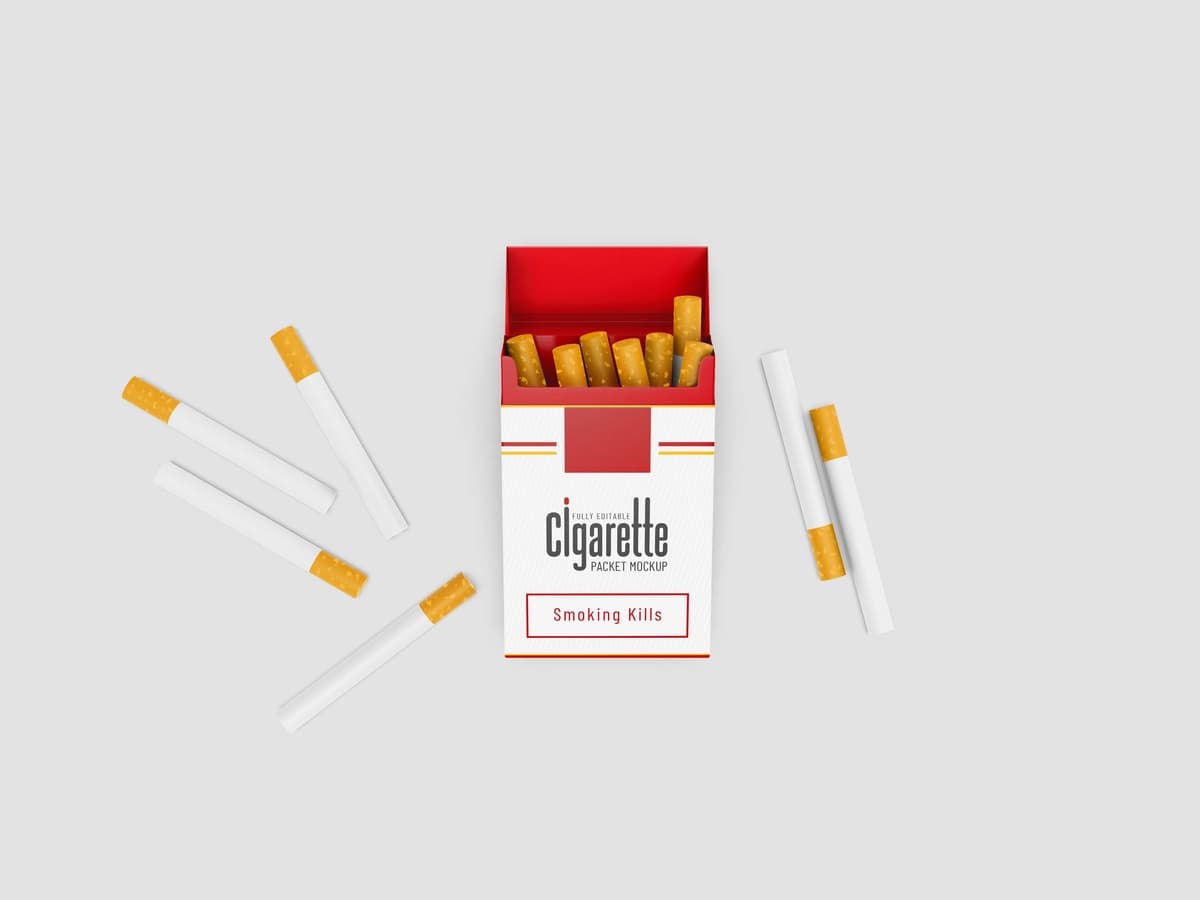 Sigaret paketi maketi | Cigarette packet mockup