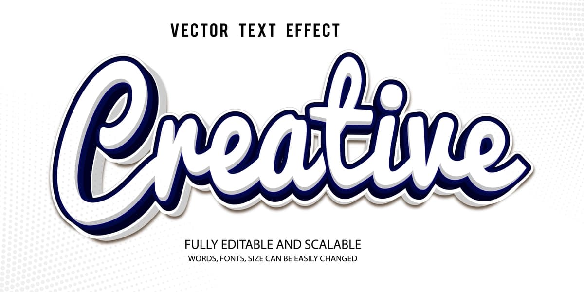 Yoqimli fonga ega ijodiy 3D tahrirlanadigan matn effekti vektori | Creative 3d editable text effect vector with cute background