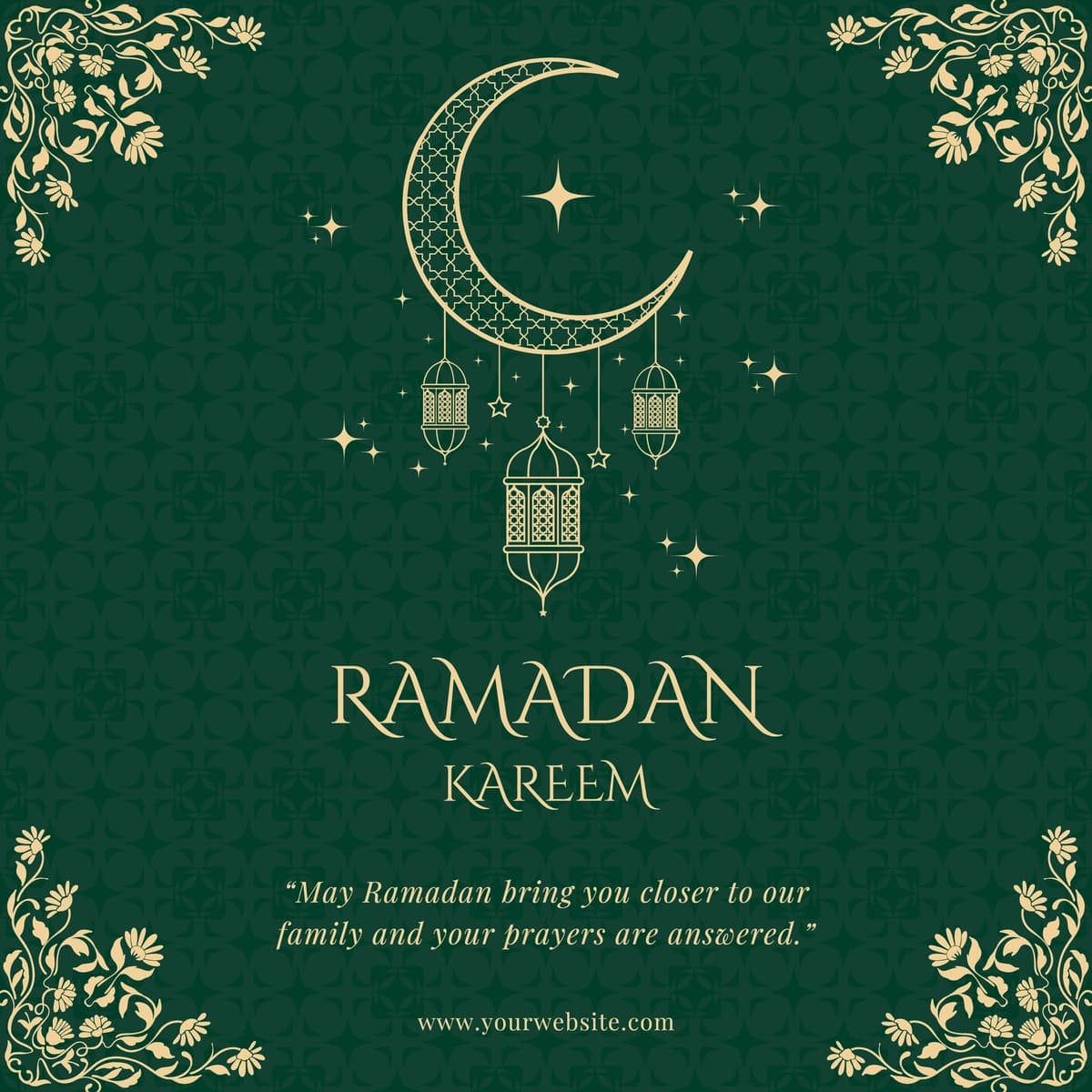 Ramazon oyi muborak bo'lsin | Ramadan kareem wishes