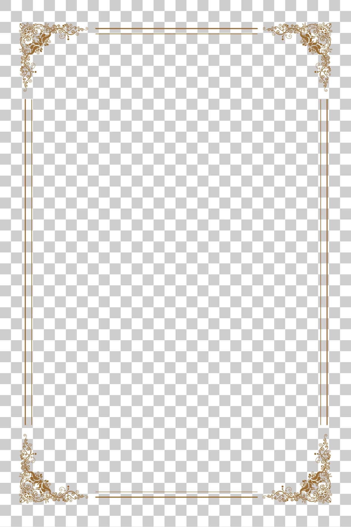 Nafis oltin ramka dizayni | Elegant gold frame design