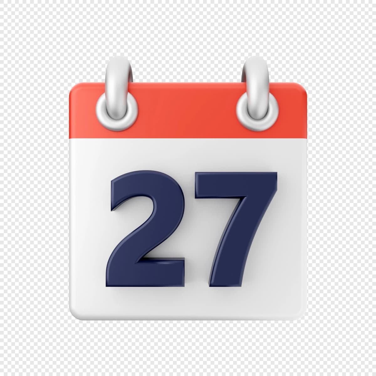 3D taqvim belgisi tasviri | 3d calendar icon illustration