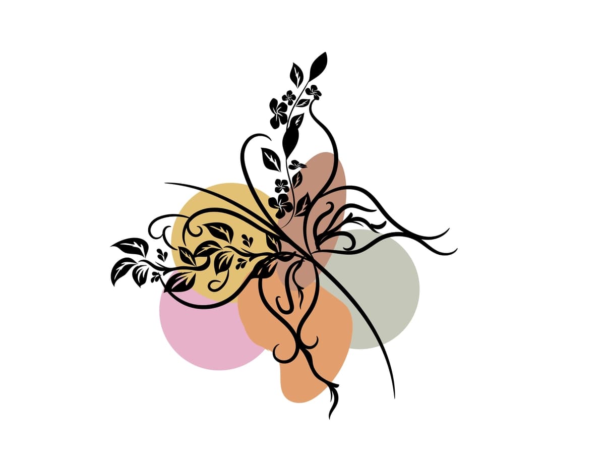 Qo'lda chizilgan kapalak kontur to'plami | Hand drawn butterfly outline pack