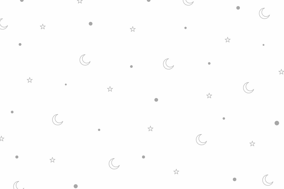 Oddiy oy yulduzi choksiz naqsh minimal uslub | Simple moon star seamless pattern minimal style