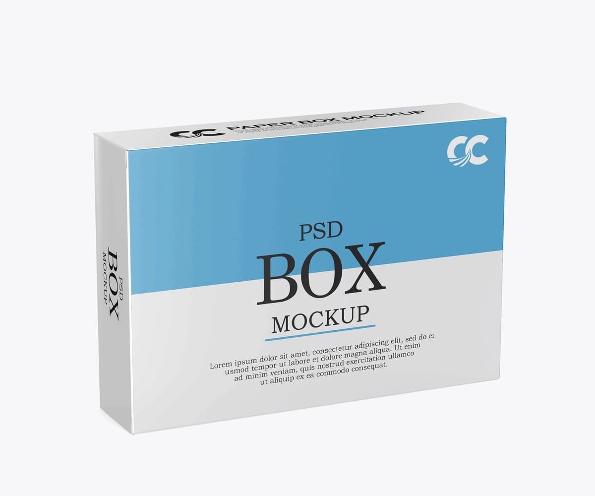 Qog'oz quti maketi | Paper box mockup