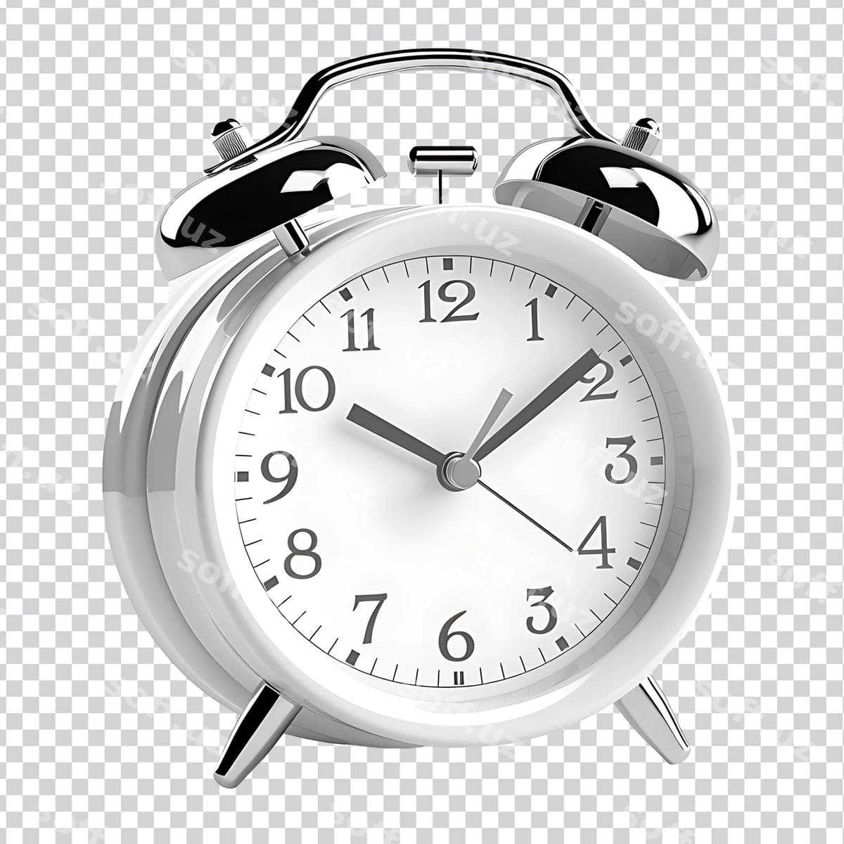 3D budilnik shaffof fon | 3d alarm clock transparent background