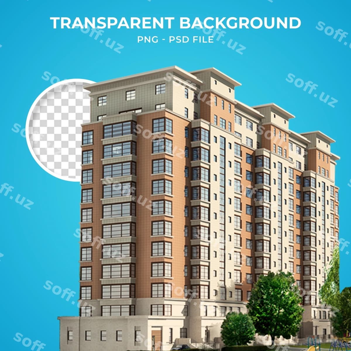 3D binoning kvartira manzarali uyi | 3d building apartment scape house