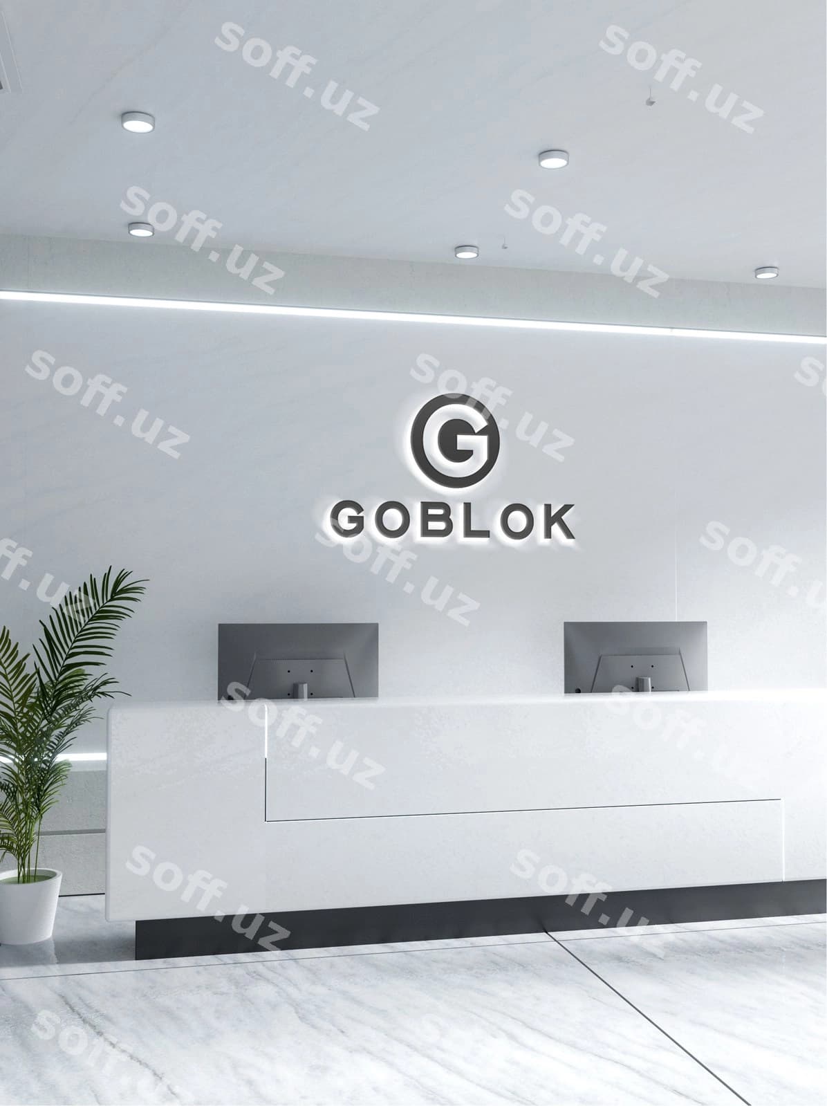 3D displey logotipi maketi | 3d display logo mockup