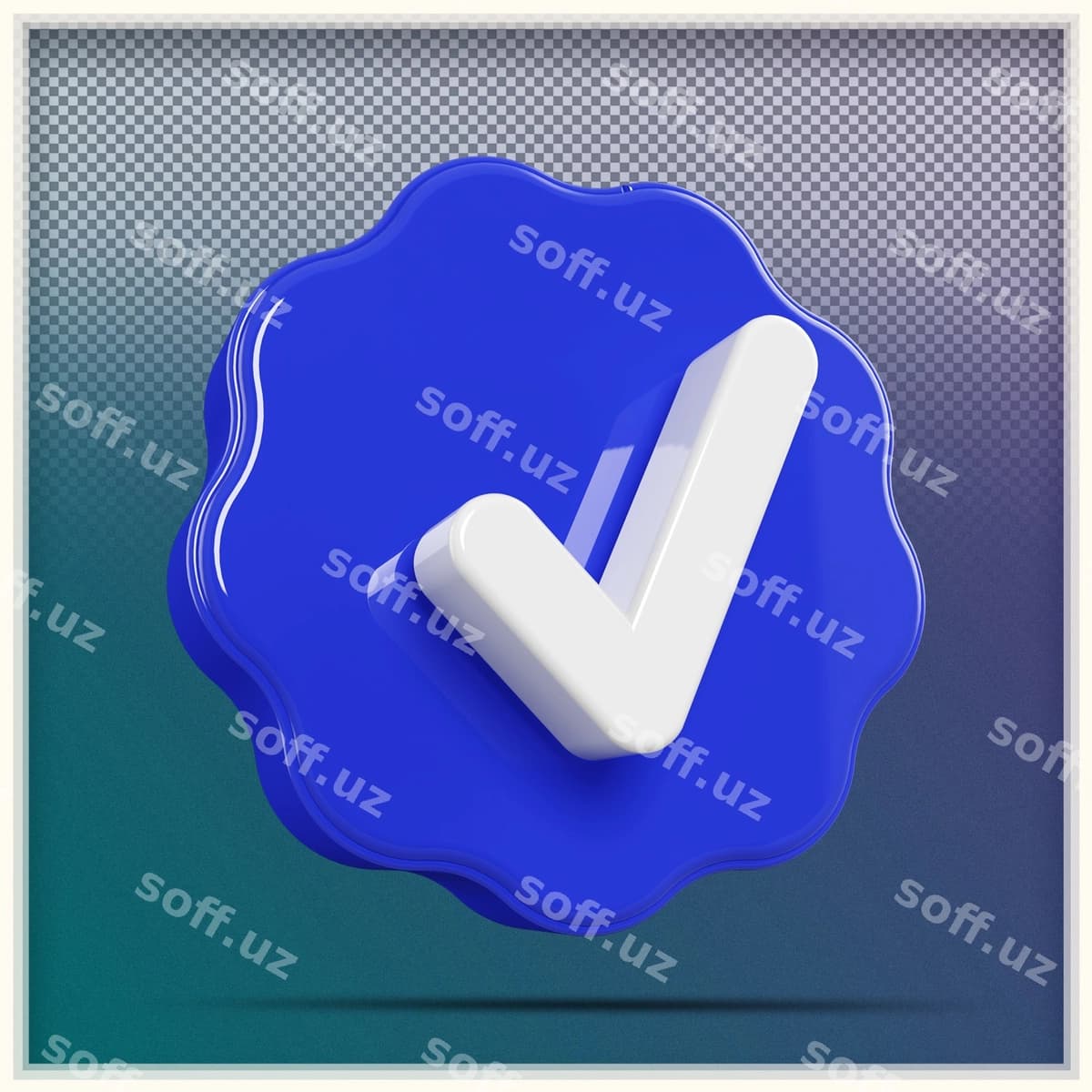 3D belgi tasdiq belgisi | 3d icon check mark