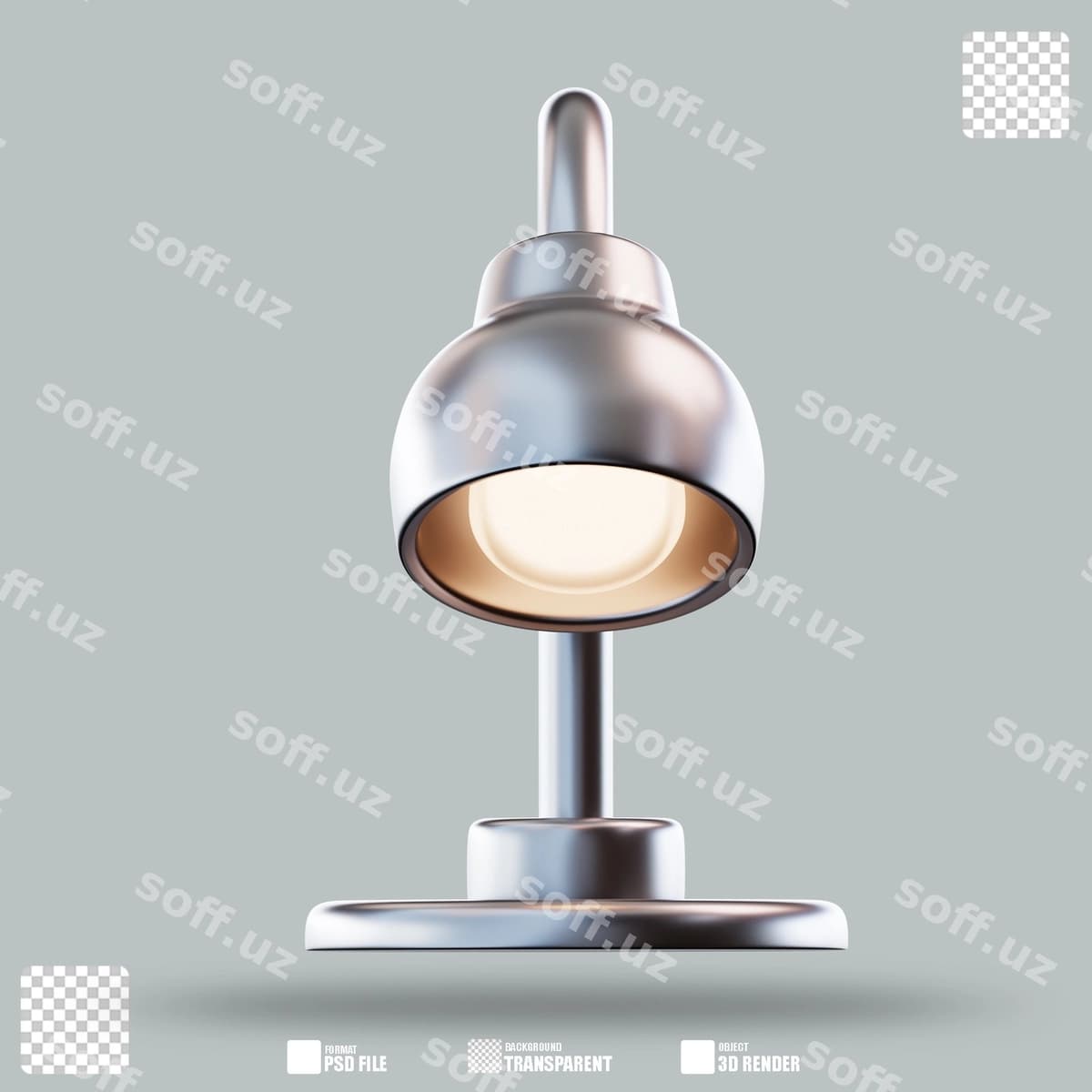 Uch o'lchovli illustratsiya stol lampasi 2 | 3d illustration table lamp 2